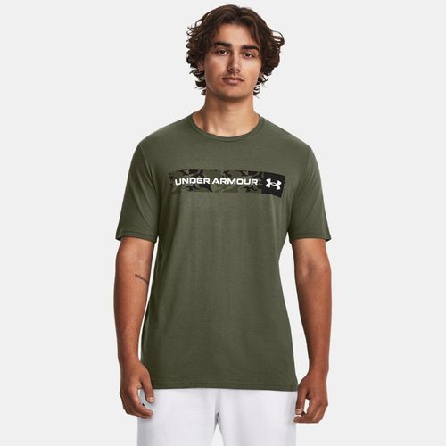 T-shirt à manches courtes Camo Chest Stripe Marine OD / Noir / Blanc 3XL - Under Armour - Modalova