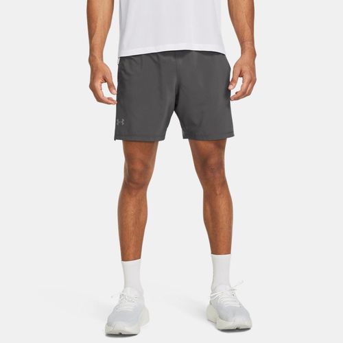 Short 2-en-1 Launch Elite 18 cm Castlerock / Castlerock / réfléchissant XL - Under Armour - Modalova