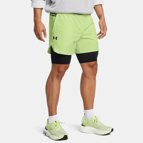 Short 2-en-1 Vanish Elite Morph / Noir / Noir XXL - Under Armour - Modalova