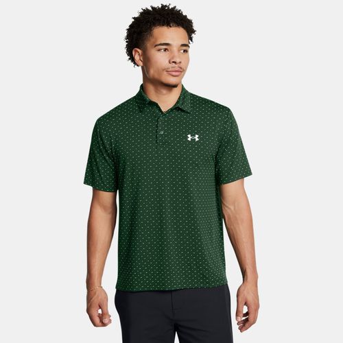 Polo imprimé Playoff 3.0 Forest / Blanc / Summit Blanc M - Under Armour - Modalova