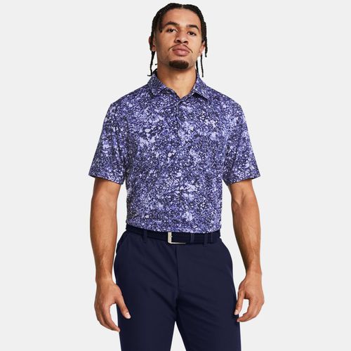 Polo imprimé Playoff 3.0 Midnight Marine / Celeste / Celeste S - Under Armour - Modalova