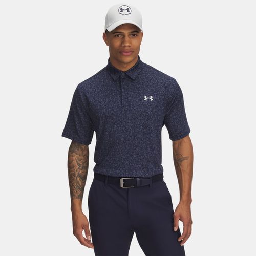 Polo imprimé Playoff 3.0 Midnight Marine / Downpour Gris / Halo Gris L - Under Armour - Modalova