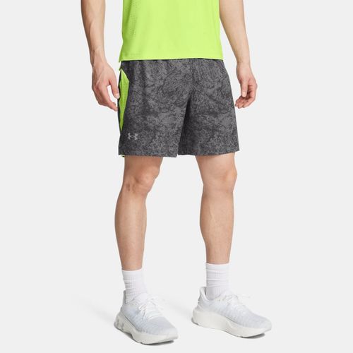 Short Launch Elite 18 cm Castlerock / Morph Vert / réfléchissant 3XL - Under Armour - Modalova