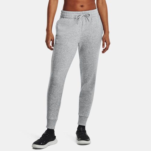 Pantalon de jogging Rival Fleece Mod Light Heather / Blanc S - Under Armour - Modalova