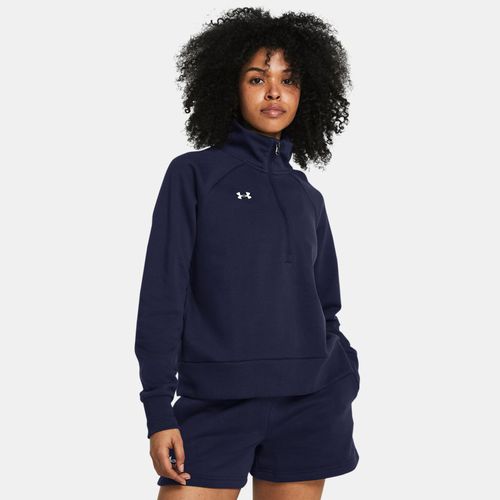 Haut ½ zip Rival Fleece Midnight Marine / Blanc S - Under Armour - Modalova