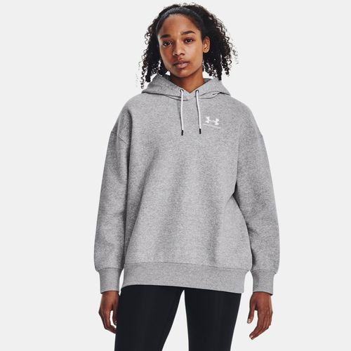 Sweat à capuche oversize Icon Fleece Mod Light Heather / Blanc M - Under Armour - Modalova