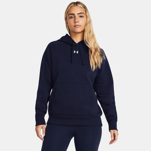 Sweat à capuche Rival Fleece Midnight Marine / Blanc M - Under Armour - Modalova