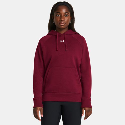 Sweat à capuche Rival Fleece Cardinal / Blanc M - Under Armour - Modalova