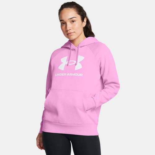 Sweat à capuche avec grand logo Rival Fleece Stellar / Blanc M - Under Armour - Modalova