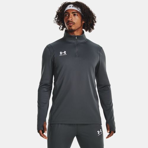 Haut intermédiaire Challenger Castlerock / Blanc S - Under Armour - Modalova