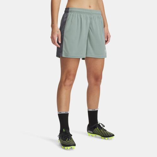 Short en maille 11 cm Challenger Silica / Castlerock / Blanc L - Under Armour - Modalova