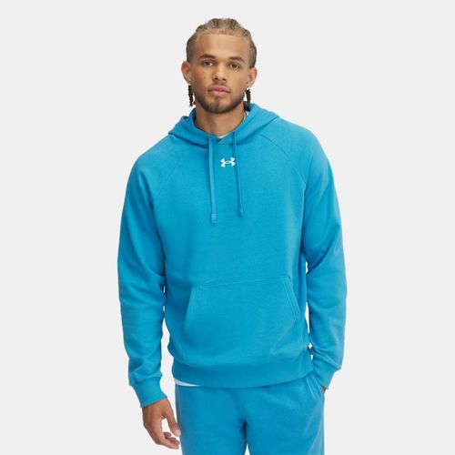 Sweat à capuche Rival Fleece Ether / Blanc L - Under Armour - Modalova