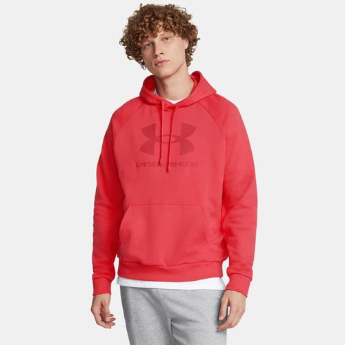 Sweat à capuche Rival Fleece Logo Racer / Inferno S - Under Armour - Modalova