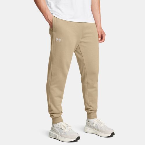 Pantalon de jogging Rival Fleece City Khaki / Blanc S - Under Armour - Modalova