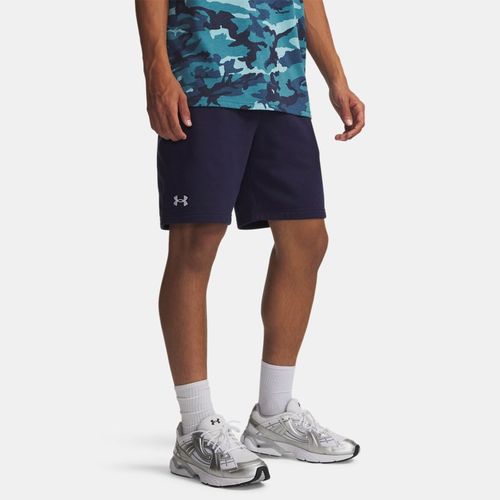 Short 25 cm Rival Fleece Midnight Marine / Blanc M - Under Armour - Modalova