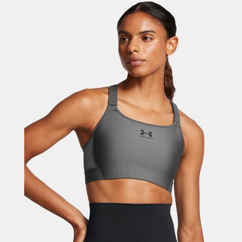 Brassière de sport HeatGear® Armour High Castlerock / Noir S - Under Armour - Modalova