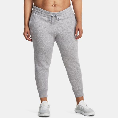 Pantalon de jogging Rival Fleece Mod Light Heather / Blanc 1X - Under Armour - Modalova