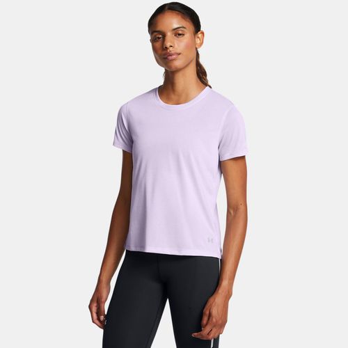 Haut à manches courtes Launch Salt Mauve / réfléchissant XS - Under Armour - Modalova