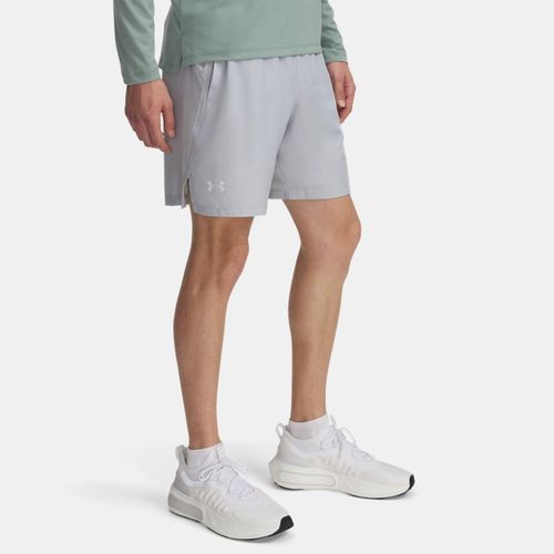 Short 18 cm Launch Mod / Blanc / réfléchissant M - Under Armour - Modalova