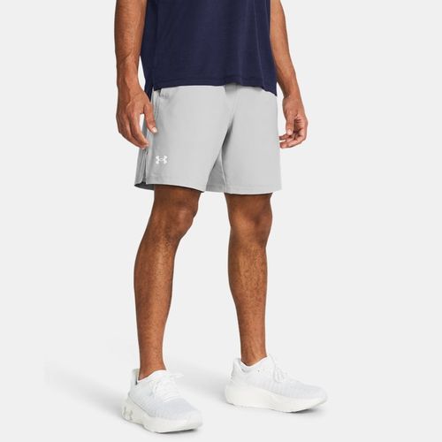 Short non doublé 18 cm Launch Mod / Mod / Blanc M - Under Armour - Modalova