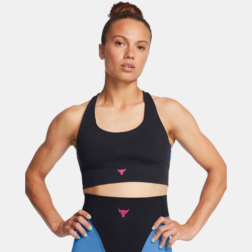 Brassière de sport Project Rock Let's Go Grind / Viral Bleu / Astro Rose L - Under Armour - Modalova