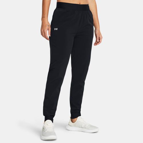 Pantalon taille haute Rival Woven / Blanc L - Under Armour - Modalova