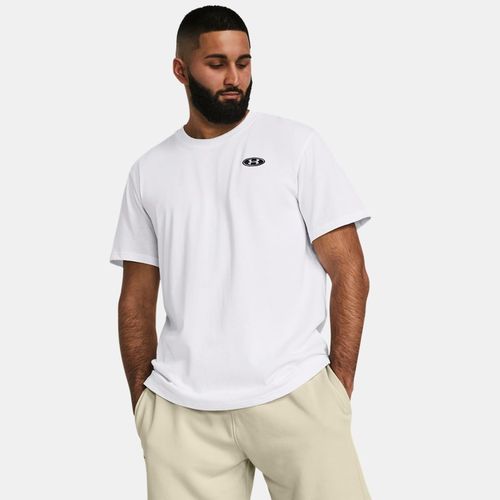 Haut à manches courtes et écusson sur la gauche Heavyweight / Noir 3XL - Under Armour - Modalova