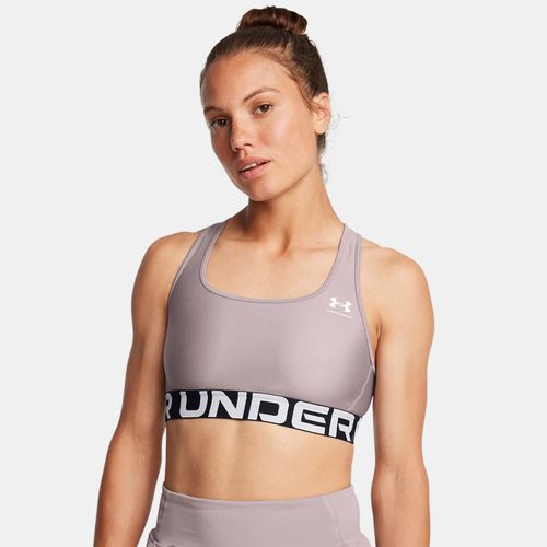 Brassière de sport HeatGear® Armour Mid Branded Tetra / Blanc M - Under Armour - Modalova