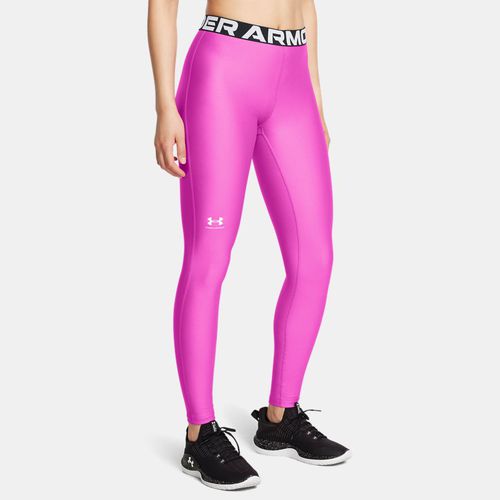 Legging HeatGear® Vivid Magenta / Blanc M - Under Armour - Modalova