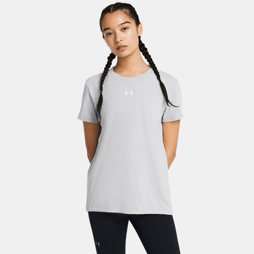 Haut à manches courtes Rival Core Mod Light Heather / Blanc M - Under Armour - Modalova