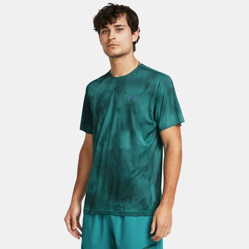 Haut à manches courtes imprimé Vanish Elite Vent Hydro Teal / Noir S - Under Armour - Modalova