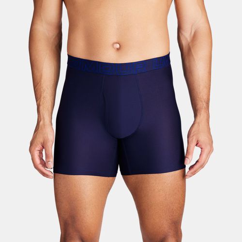 Boxer en mesh Performance Tech™ 15 cm Boxerjock® (lot de 3) Midnight Marine / Acier Full Heather / Royal L - Under Armour - Modalova