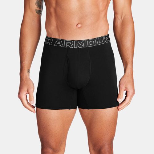 Boxer Performance en coton Boxerjock® 15 cm (lot de 3) / / Acier L - Under Armour - Modalova