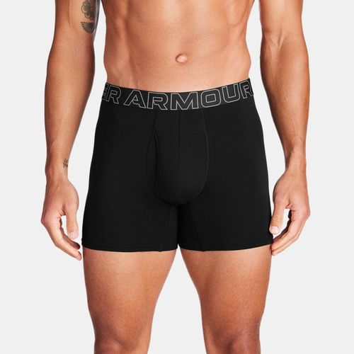 Boxer Performance en coton Boxerjock® 8 cm (lot de 3) / / Acier L - Under Armour - Modalova