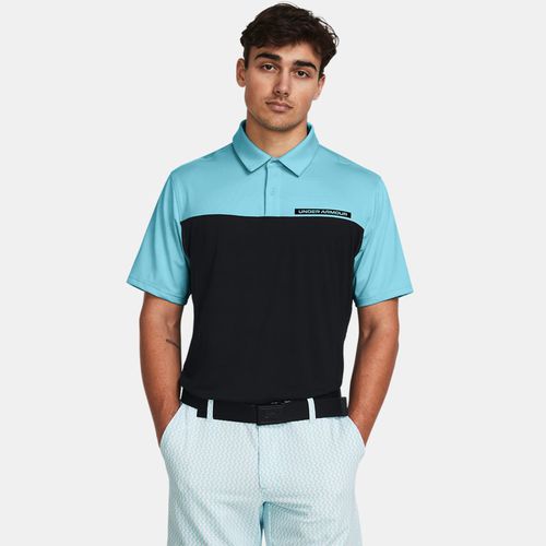 Polo A Tee To Green Color Block / Sky Bleu / L - Under Armour - Modalova