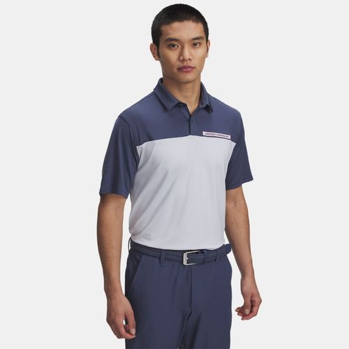 Polo A Tee To Green Color Block Downpour / Halo / Prime Rose XXL - Under Armour - Modalova