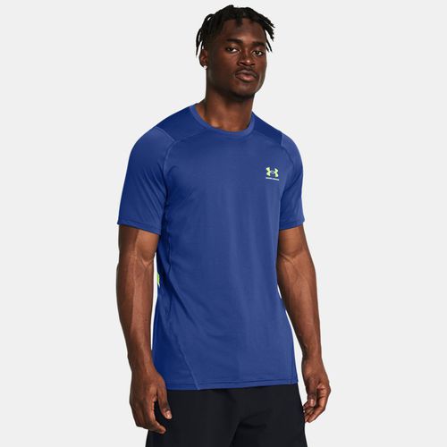 Haut à manches courtes HeatGear® Fitted Graphic Tech / Morph Vert / Morph Vert M - Under Armour - Modalova