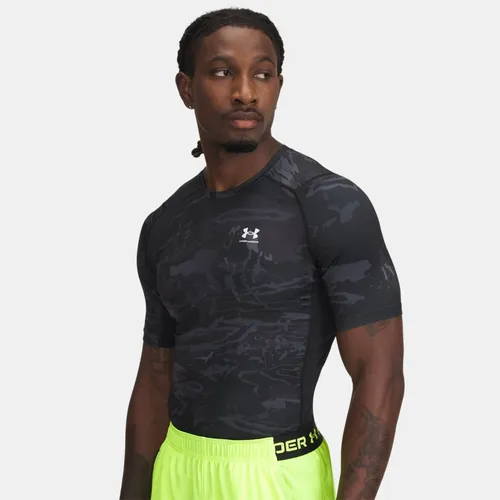 Haut à manches courtes imprimé HeatGear® / Blanc S - Under Armour - Modalova