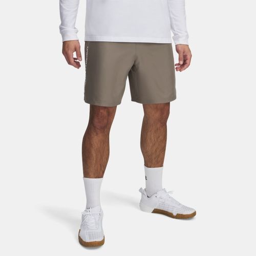 Short 21 cm tissé avec logo Tech™ Taupe Dusk / Blanc L - Under Armour - Modalova