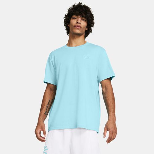 Tee-shirt épais Curry Emboss Sky / Sky XS - Under Armour - Modalova