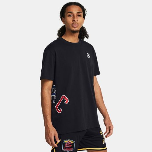 Tee-shirt épais Curry Arc / Blanc M - Under Armour - Modalova