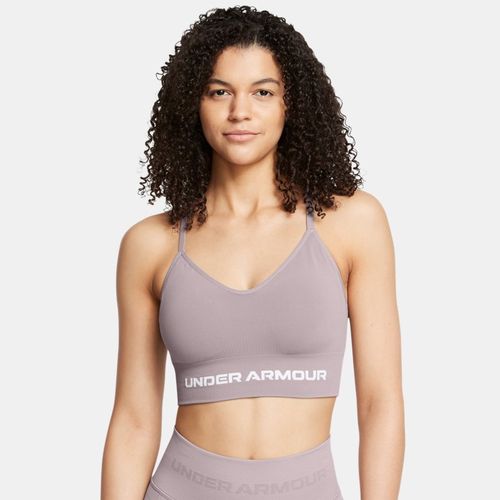 Brassière de sport à maintien léger Vanish Seamless Tetra / Blanc M - Under Armour - Modalova