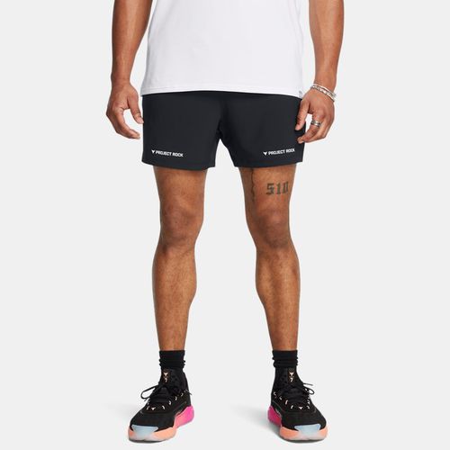 Short de training Project Rock Ultimate 13 cm / Blanc 3XL - Under Armour - Modalova