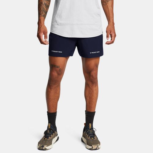 Short de training Project Rock Ultimate 13 cm Midnight Marine / Mod Gris XXL - Under Armour - Modalova