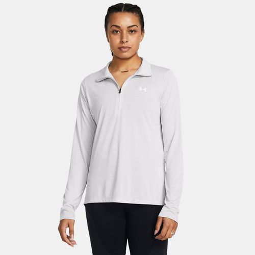 Haut ½ zip Tech™ Twist Halo / Blanc L - Under Armour - Modalova