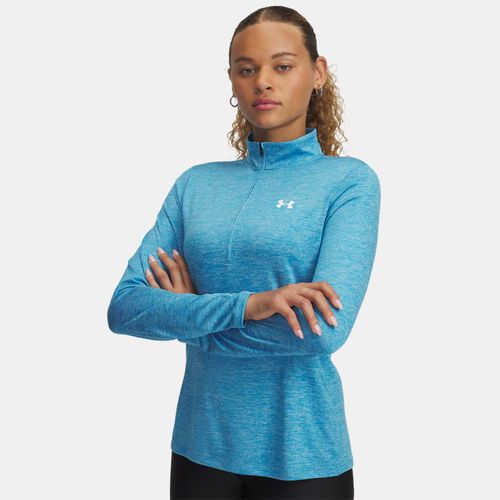 Haut ½ zip Tech™ Twist Ether / Blanc L - Under Armour - Modalova