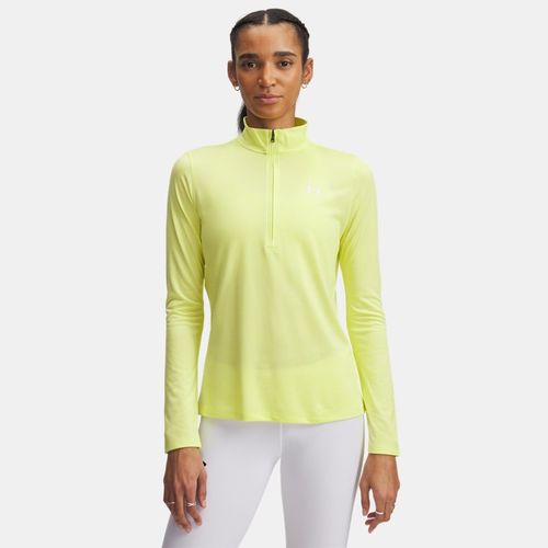 Haut ½ zip Tech™ Twist High Vis / Blanc L - Under Armour - Modalova