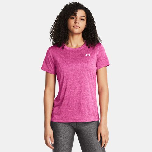 Haut à manches courtes Tech™ Twist Rebel / Elixir / Blanc L - Under Armour - Modalova