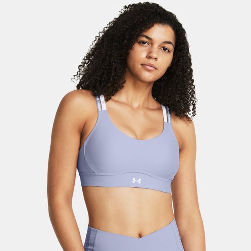 Brassière de sport Infinity 2.0 Rib Celeste / Blanc L D-DD - Under Armour - Modalova