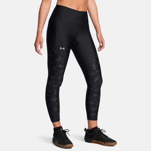 Legging longueur chevilles à empiècement imprimé Tech™ / Anthracite / Blanc L - Under Armour - Modalova